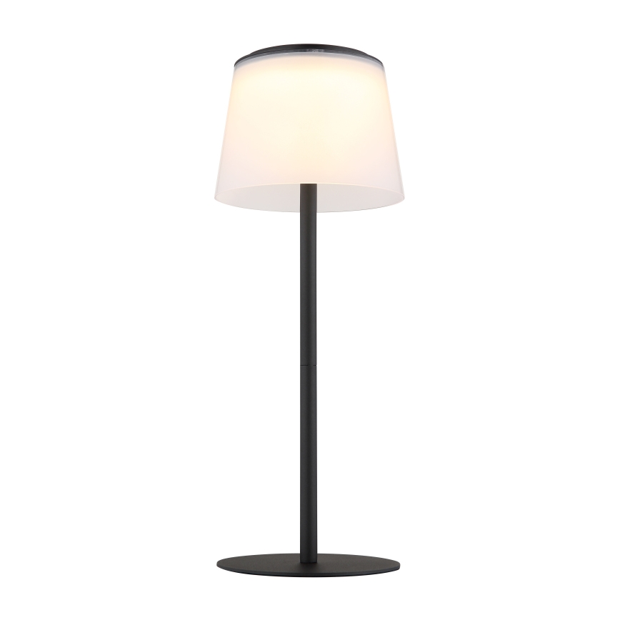 Globo - Candeeiro de mesa para exterior LED tátil e regulável LED/1,8W/5V IP44 1800 mAh preto/branco