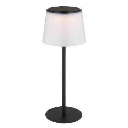 Globo - Candeeiro de mesa para exterior LED tátil e regulável LED/1,8W/5V IP44 1800 mAh preto/branco