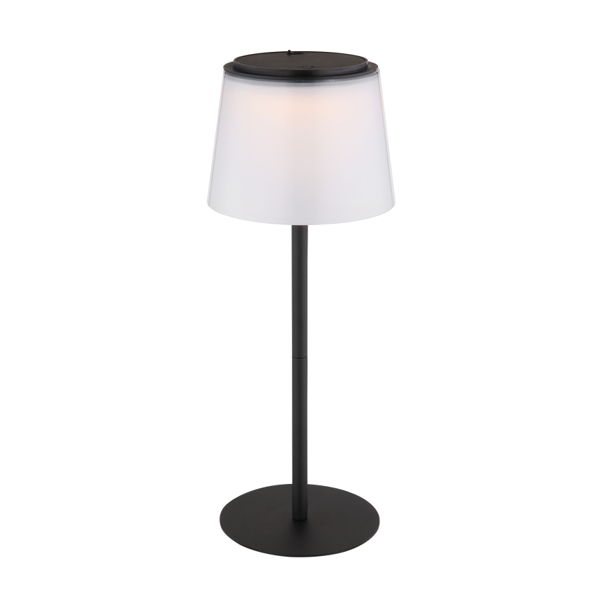 Globo - Candeeiro de mesa para exterior LED tátil e regulável LED/1,8W/5V IP44 1800 mAh preto/branco