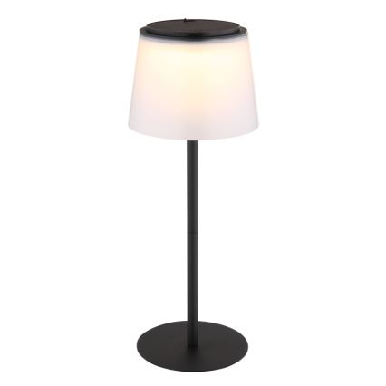 Globo - Candeeiro de mesa para exterior LED tátil e regulável LED/1,8W/5V IP44 1800 mAh preto/branco