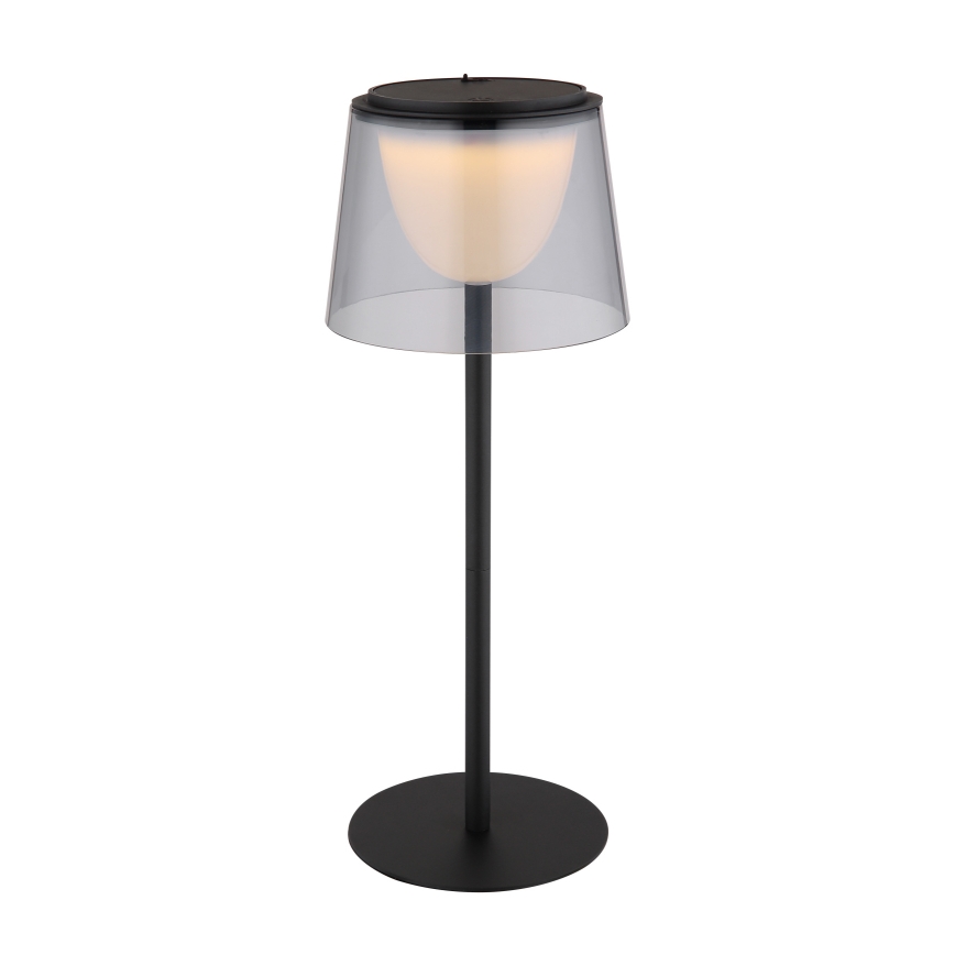 Globo - Candeeiro de mesa para exterior LED tátil e regulável  LED/1,8W/5V IP44 1800 mAh preto/fumado