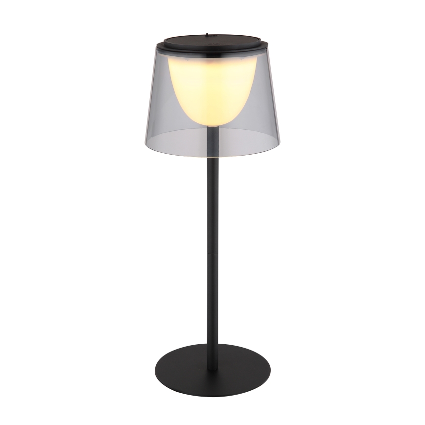 Globo - Candeeiro de mesa para exterior LED tátil e regulável  LED/1,8W/5V IP44 1800 mAh preto/fumado