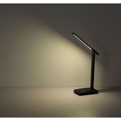 Globo - Candeeiro de mesa táctil LED com regulação LED/3W/5V 2800/4000/6500K 1800 mAh preto