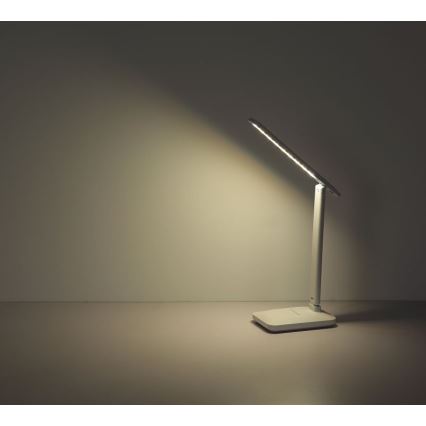 Globo - Candeeiro de mesa LED recarregável e táctil com regulação LED/3W/5V 2800/4000/6500K 1800 mAh branco