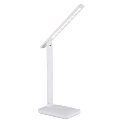 Globo - Candeeiro de mesa LED recarregável e táctil com regulação LED/3W/5V 2800/4000/6500K 1800 mAh branco