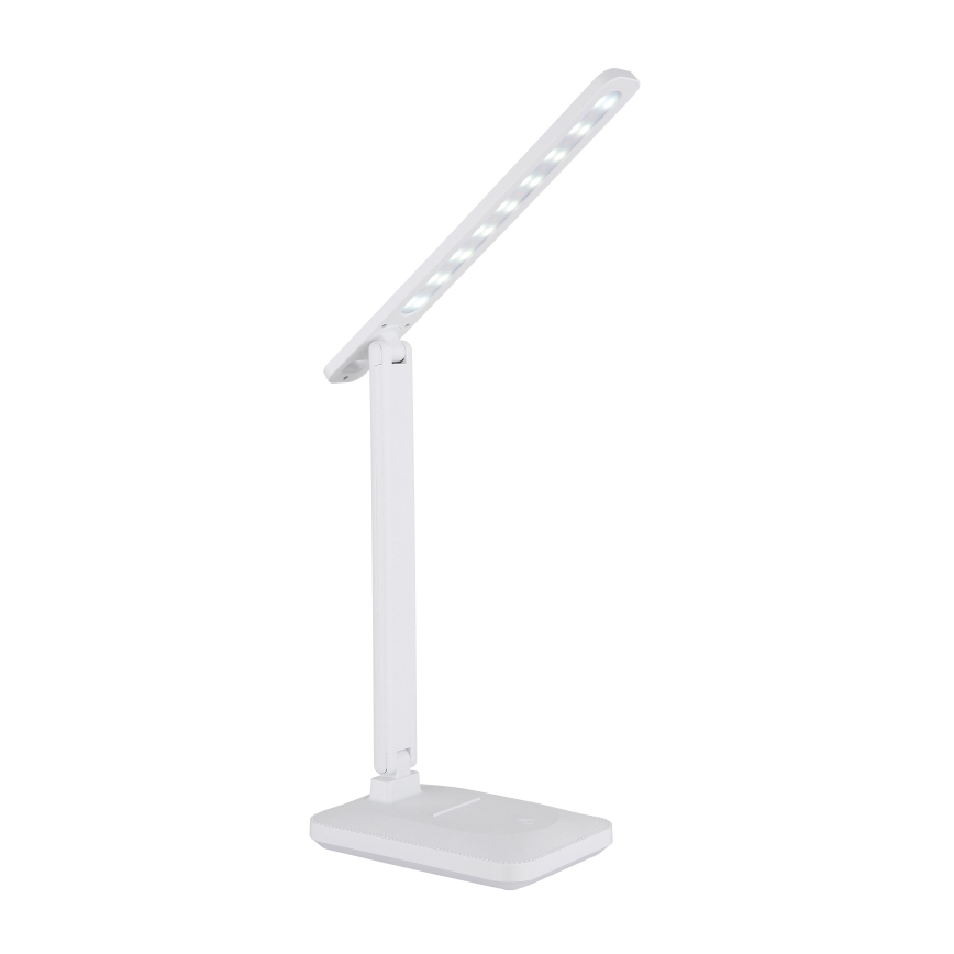 Globo - Candeeiro de mesa LED recarregável e táctil com regulação LED/3W/5V 2800/4000/6500K 1800 mAh branco