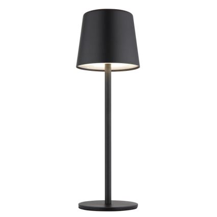 Globo - Candeeiro de mesa LED tátil para exterior flexível com regulação LED/2W/5V 3000/4000/6000K 2200 mAh IP44 preto