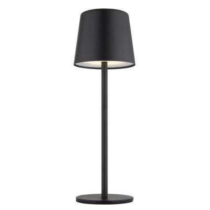 Globo - Candeeiro de mesa LED tátil para exterior flexível com regulação LED/2W/5V 3000/4000/6000K 2200 mAh IP44 preto
