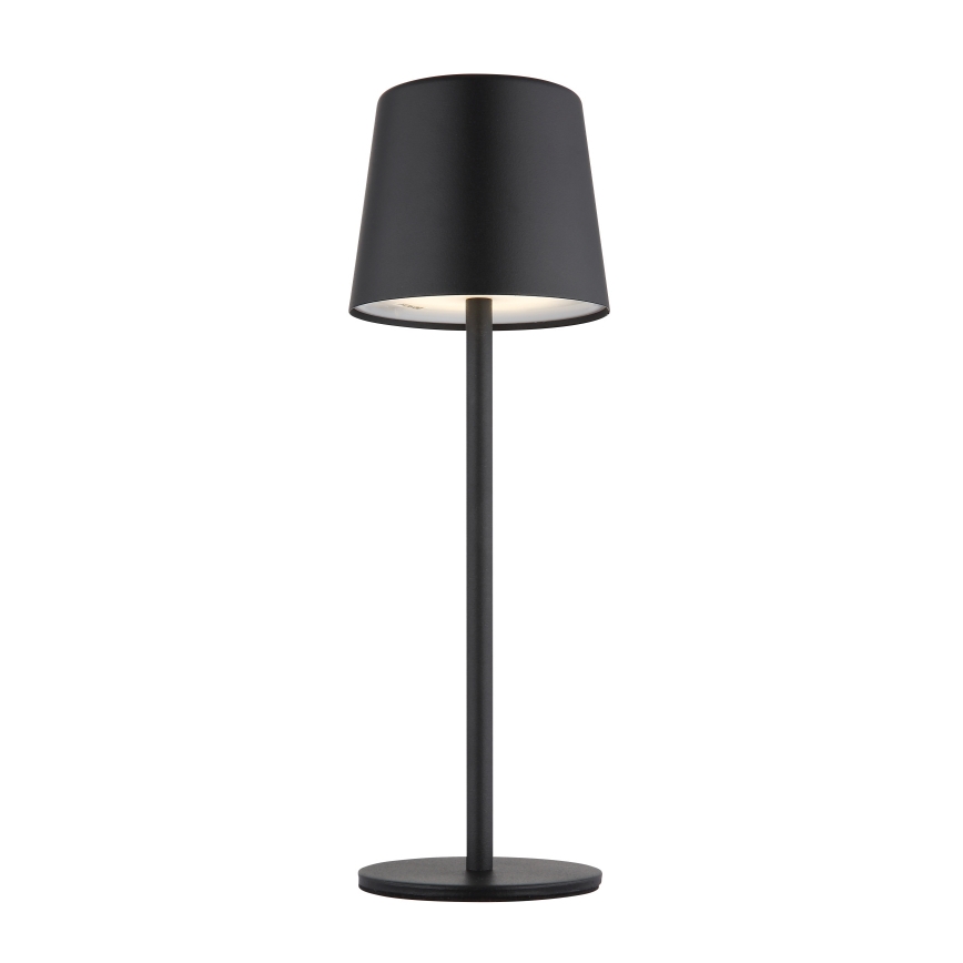 Globo - Candeeiro de mesa LED tátil para exterior flexível com regulação LED/2W/5V 3000/4000/6000K 2200 mAh IP44 preto