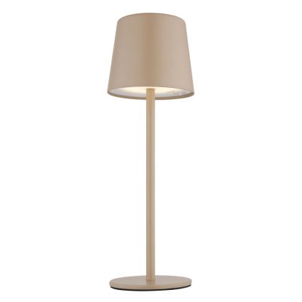 Globo - Candeeiro de mesa LED tátil para exterior flexível com regulação LED/2W/5V 3000/4000/6000K 2200 mAh IP44 creme