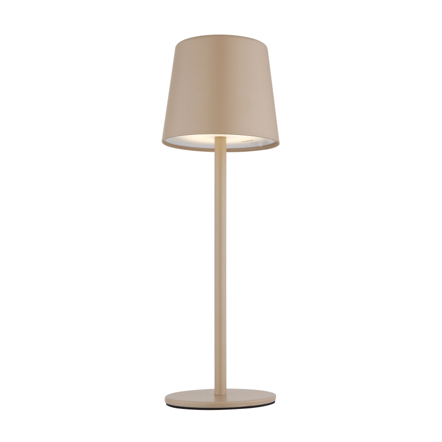 Globo - Candeeiro de mesa LED tátil para exterior flexível com regulação LED/2W/5V 3000/4000/6000K 2200 mAh IP44 creme
