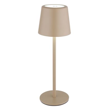 Globo - Lâmpada de mesa tátil exterior LED regulável LED/2W/5V 3000/4000/6000K 2200 mAh IP44 creme