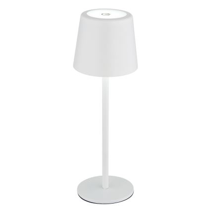 Globo - Candeeiro de mesa LED tátil para exterior flexível com regulação LED/2W/5V 3000/4000/6000K 2200 mAh IP44 branco