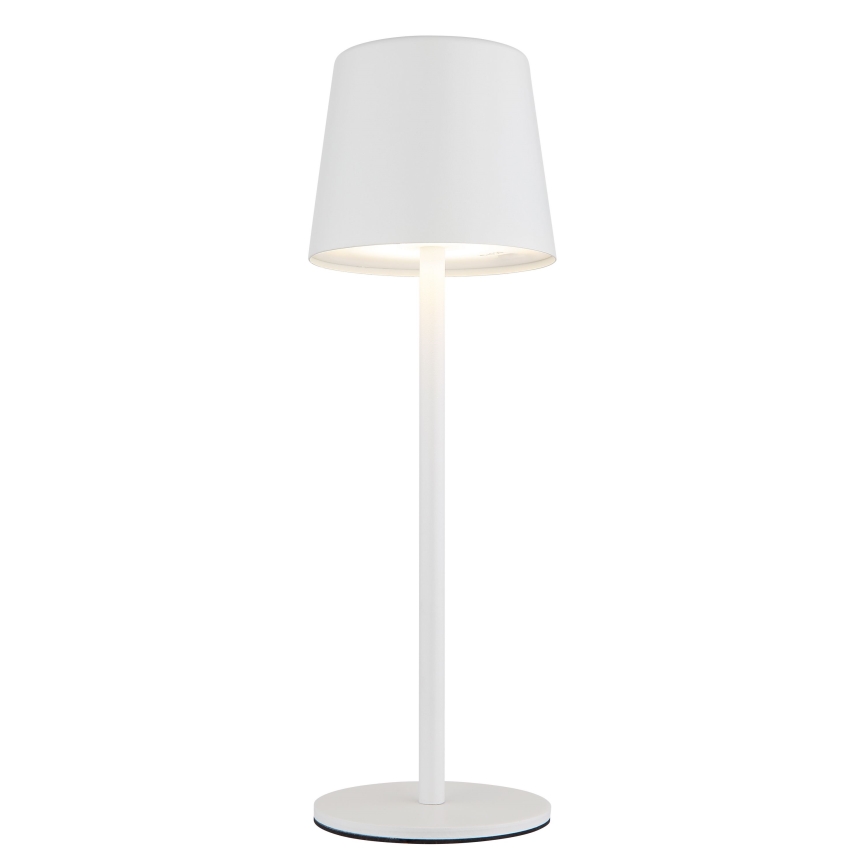 Globo - Candeeiro de mesa LED tátil para exterior flexível com regulação LED/2W/5V 3000/4000/6000K 2200 mAh IP44 branco