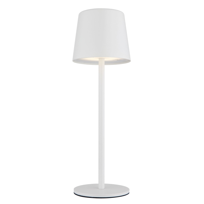 Globo - Candeeiro de mesa LED tátil para exterior flexível com regulação LED/2W/5V 3000/4000/6000K 2200 mAh IP44 branco