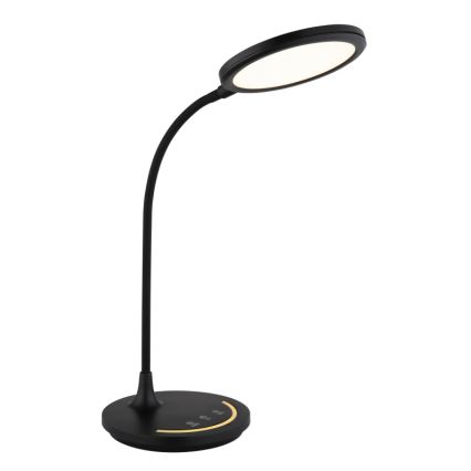 Globo - Candeeiro de mesa LED tátil para exterior flexível com regulação LED/12W/230V 3000/4000/6500K CRI 90 preto