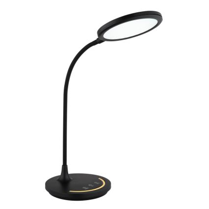 Globo - Candeeiro de mesa LED tátil para exterior flexível com regulação LED/12W/230V 3000/4000/6500K CRI 90 preto