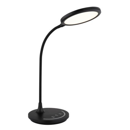 Globo - Candeeiro de mesa LED tátil para exterior flexível com regulação LED/12W/230V 3000/4000/6500K CRI 90 preto