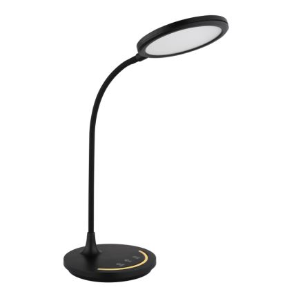 Globo - Candeeiro de mesa LED tátil para exterior flexível com regulação LED/12W/230V 3000/4000/6500K CRI 90 preto