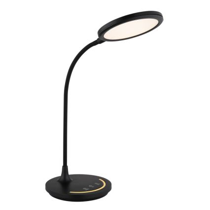 Globo - Candeeiro de mesa LED tátil para exterior flexível com regulação LED/12W/230V 3000/4000/6500K CRI 90 preto