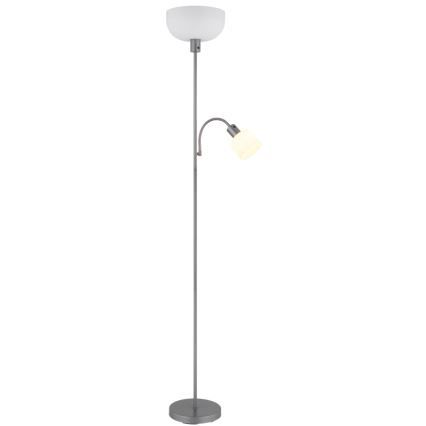 Globo - Candeeiro de chão 1xE27/40W/230V + 1xE14/25W