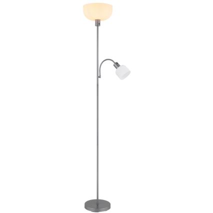 Globo - Candeeiro de chão 1xE27/40W/230V + 1xE14/25W