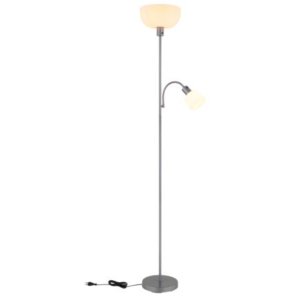 Globo - Candeeiro de chão 1xE27/40W/230V + 1xE14/25W