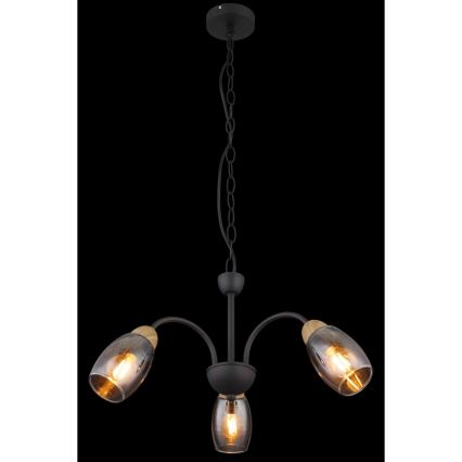 Globo - Candelabro suspenso 3xE14/25W/230V