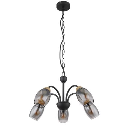 Globo - Candelabro suspenso 5xE14/25W/230V