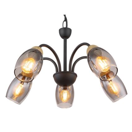 Globo - Candelabro suspenso 5xE14/25W/230V