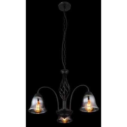 Globo - Candelabro suspenso 3xE27/60W/230V