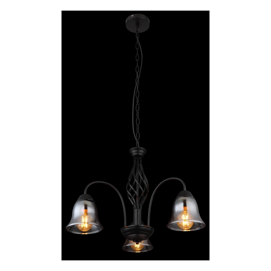 Globo - Candelabro suspenso 3xE27/60W/230V