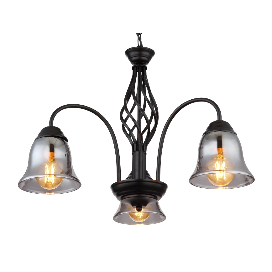 Globo - Candelabro suspenso 3xE27/60W/230V