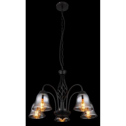 Globo - Candelabro suspenso 5xE27/60W/230V