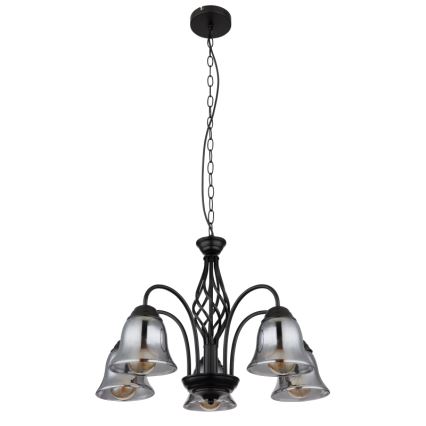 Globo - Candelabro suspenso 5xE27/60W/230V