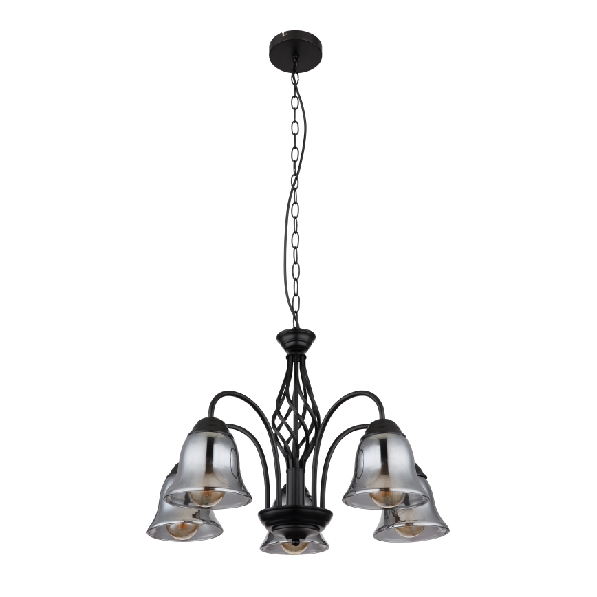 Globo - Candelabro suspenso 5xE27/60W/230V