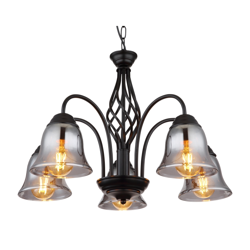 Globo - Candelabro suspenso 5xE27/60W/230V