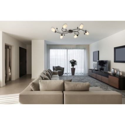 Globo - Candeeiro integrado 6xE14/40W/230V