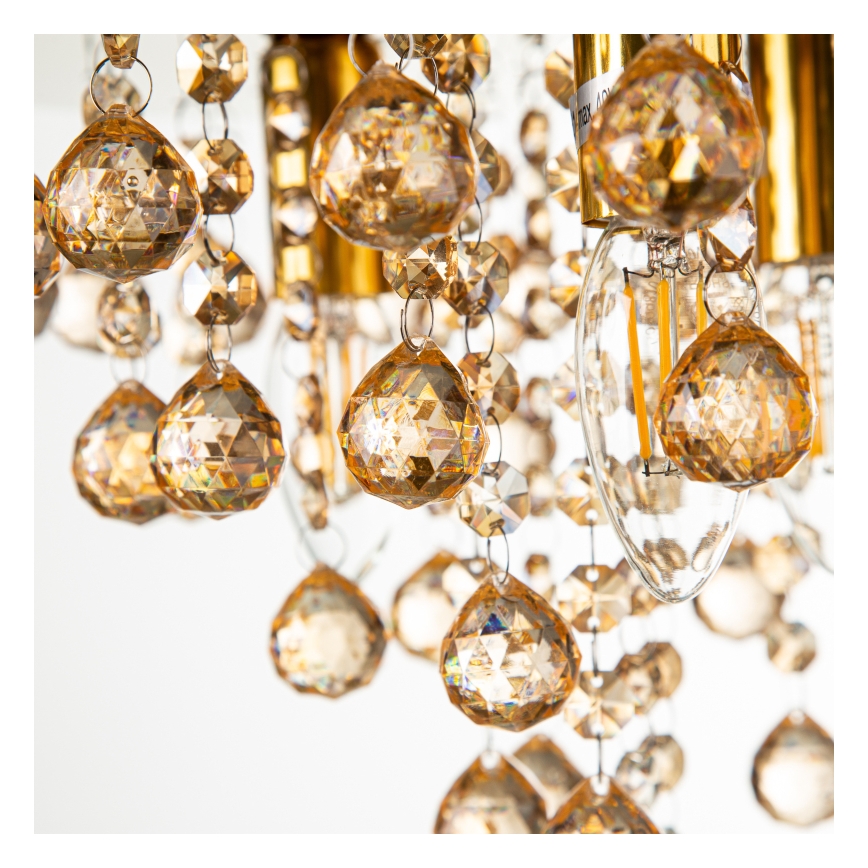 Globo - Iluminação de teto 3xE14/40W/230V diâmetro 38 cm dourado