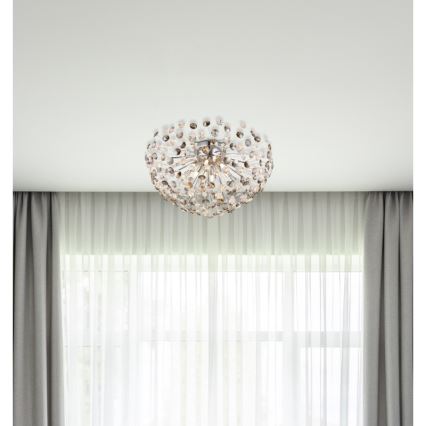 Globo - Iluminação de teto LED 6xG9/3,5W/230V diâmetro 60 cm cromado brilhante