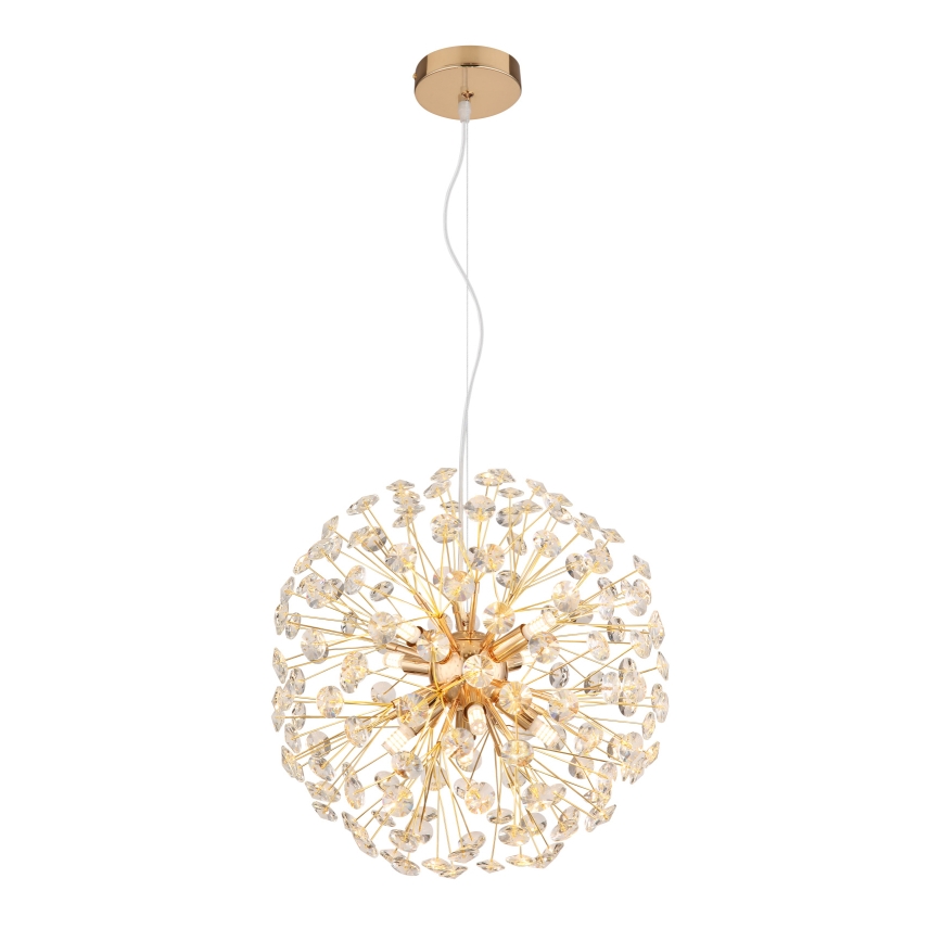 Globo - Lustre LED suspenso por cabo 8xG9/3,5W/230V dourado