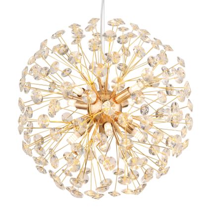 Globo - Lustre LED suspenso por cabo 8xG9/3,5W/230V dourado