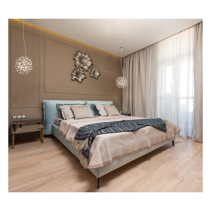 Globo - Lustre LED em cabo 8xG9/3,5W/230V cromado brilhante