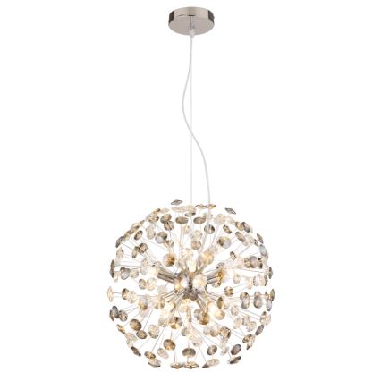 Globo - Lustre LED em cabo 8xG9/3,5W/230V cromado brilhante