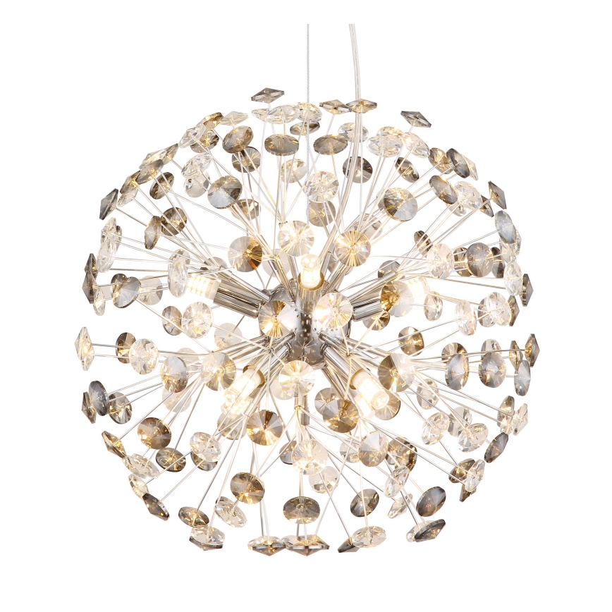 Globo - Lustre LED em cabo 8xG9/3,5W/230V cromado brilhante