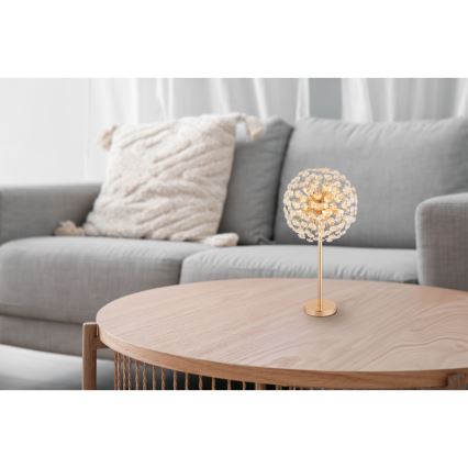 Globo - Candeeiro de mesa LED 8xG9/3,5W/230V dourado