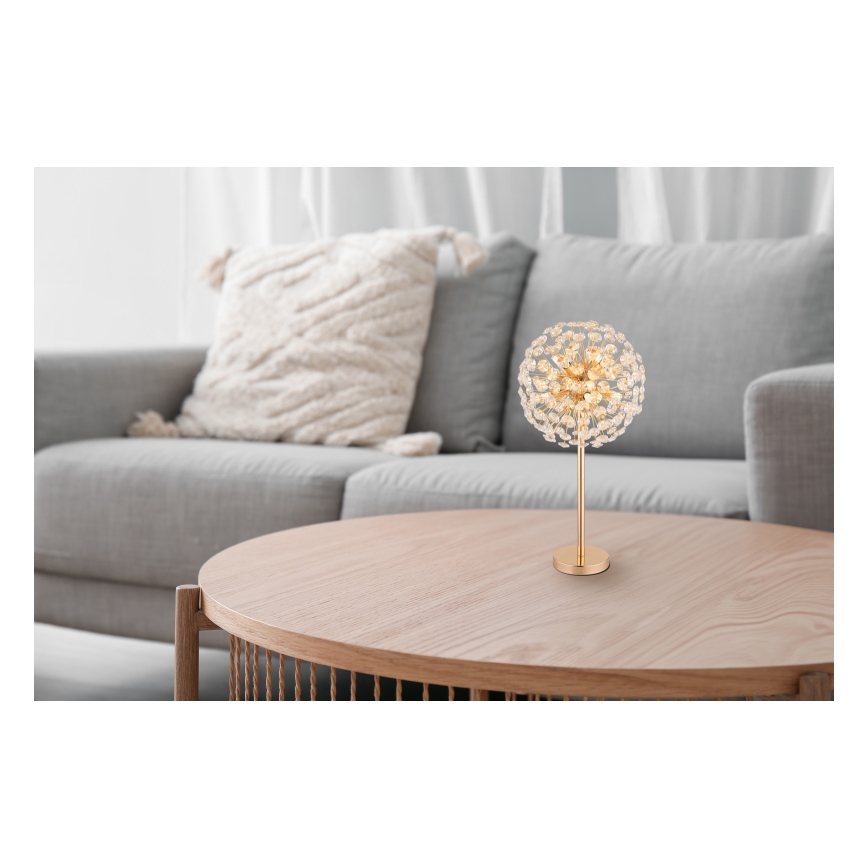 Globo - Candeeiro de mesa LED 8xG9/3,5W/230V dourado