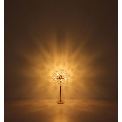 Globo - Candeeiro de mesa LED 8xG9/3,5W/230V dourado