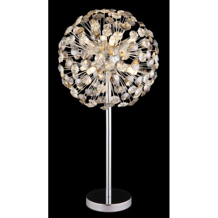 Globo - Candeeiro de mesa LED 8xG9/3,5W/230V cromado brilhante