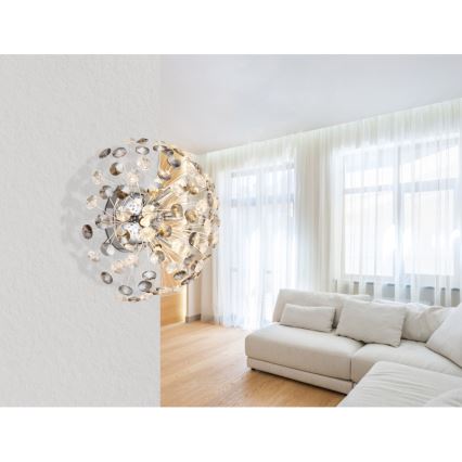 Globo - Iluminação de parede LED 6xG9/3,5W/230V cromado brilhante